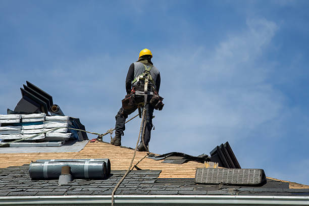 Professional Metal Roofing technician working in Hopkins, MI